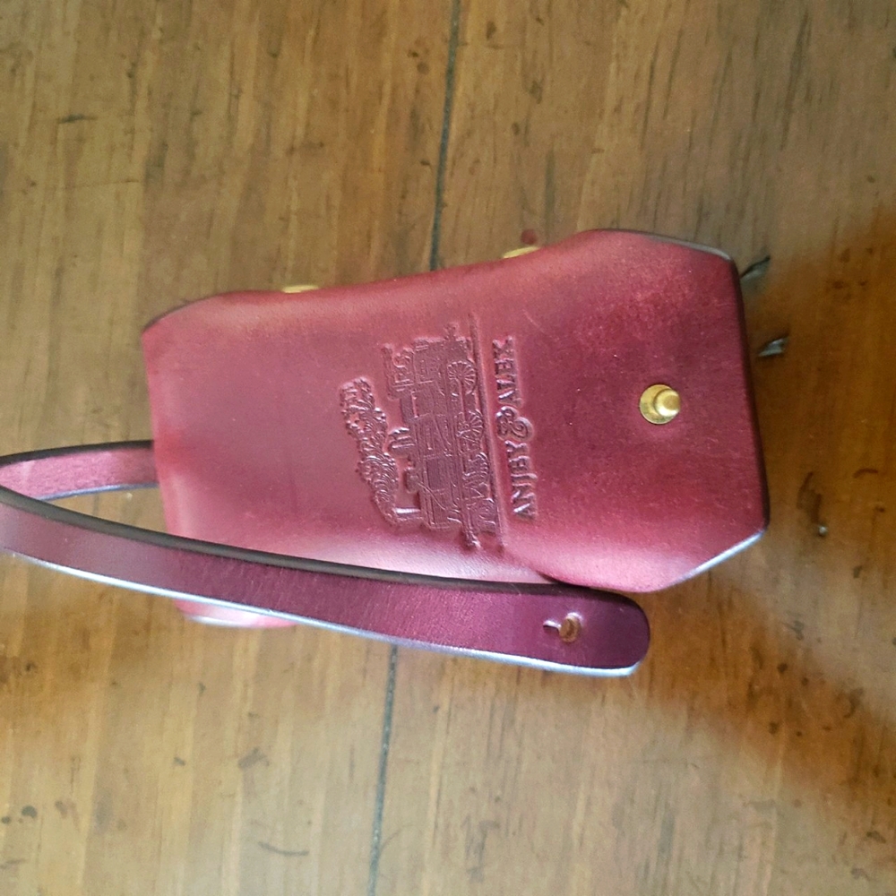 Handmade in Ukraine leather key pouch
